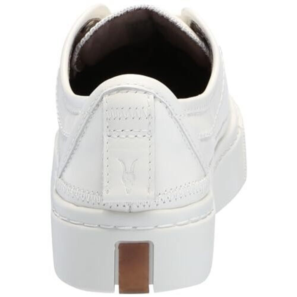 ALLSAINTS Womens Milla Leather Sneaker White 8 Medium - Picture 3 of 4